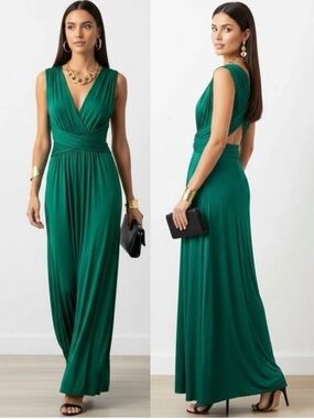 NWT Tart Transformer Maxi Dress Sz M Kelly Green Modal Event Feminine Flowy
